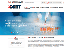 Tablet Screenshot of dartmedicallab.com